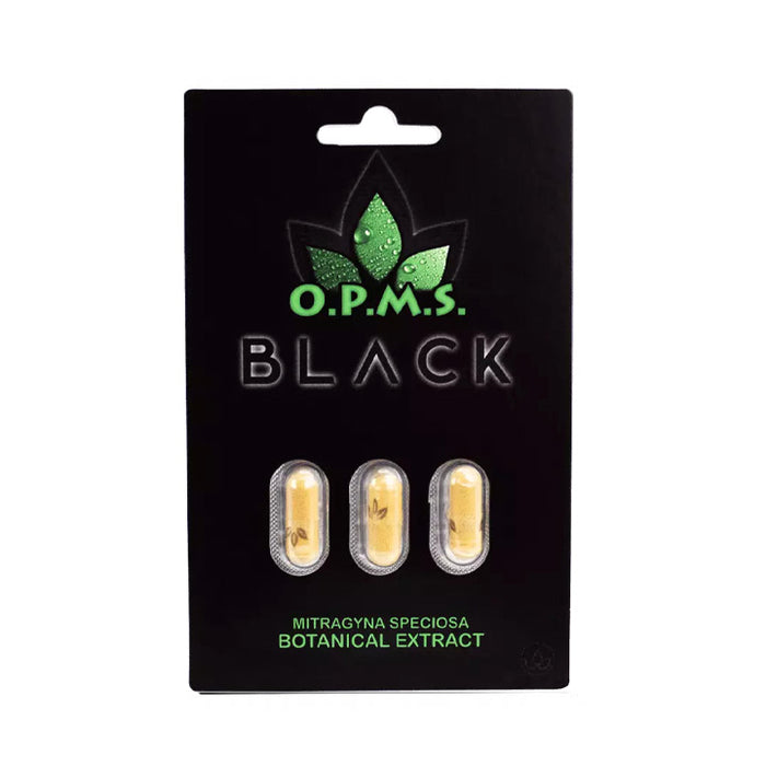 OPMS Black Kratom Extract Capsules