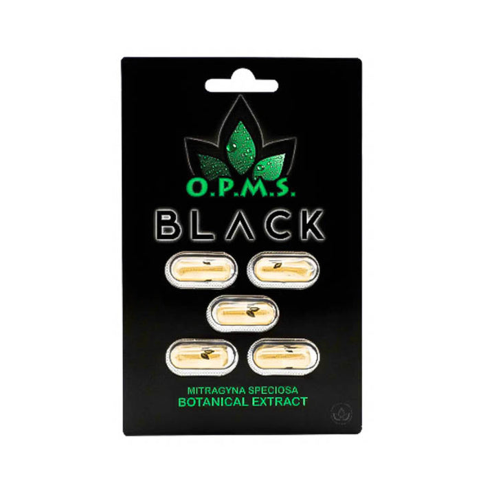 OPMS Black Kratom Extract Capsules