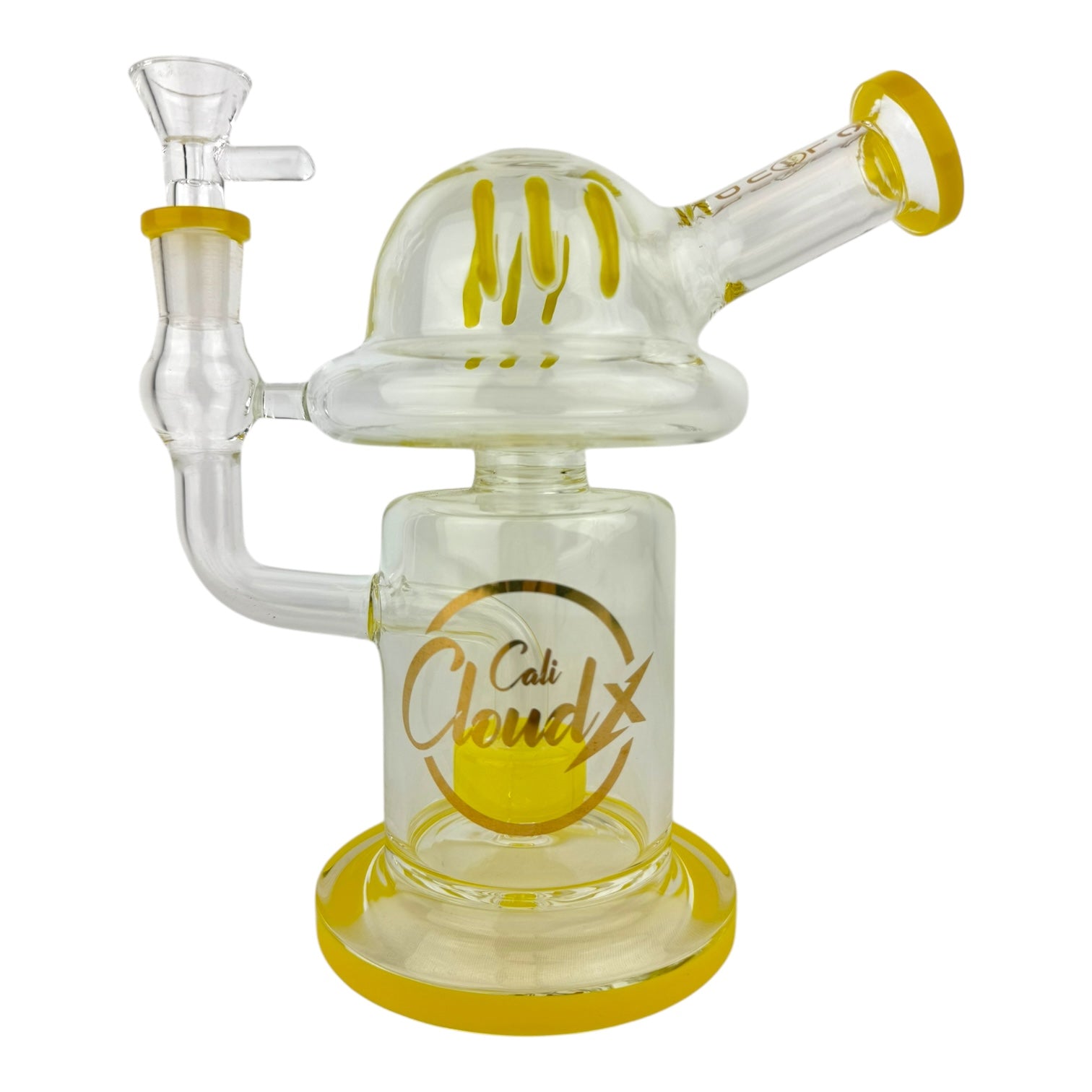 Cali Cloud 7.5" Cylinder Dome Glass Water Pipe