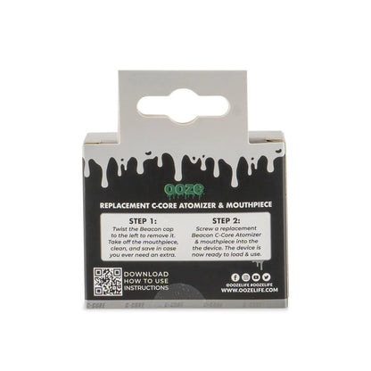 Ooze Beacon Extract Vaporizer Replacement C-Core Atomizer & MouthPiece