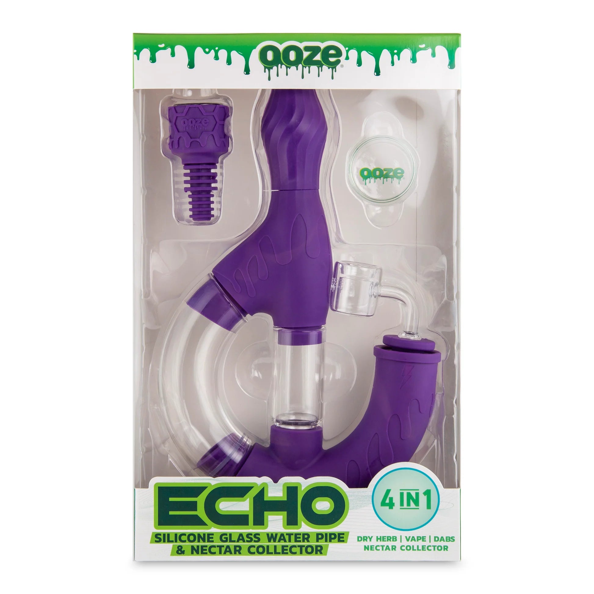 Ooze Echo Silicone Water Pipe & Nectar Collector