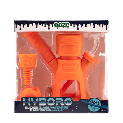Ooze Hyborg 4 In 1 Silicone Water Pipe & Nectar Collector