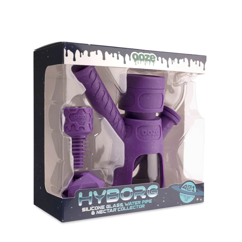 Ooze Hyborg 4 In 1 Silicone Water Pipe & Nectar Collector