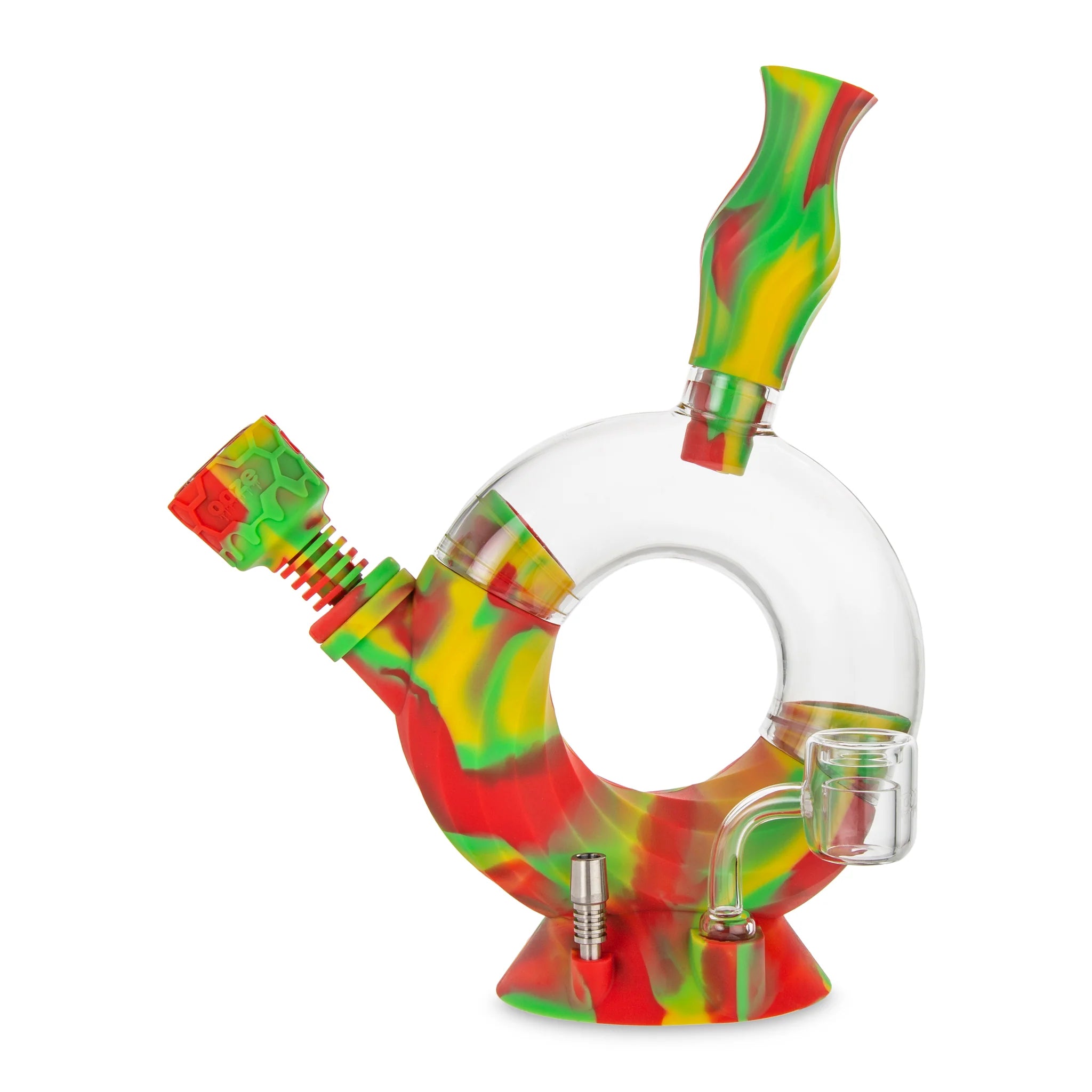 Ooze OZone Silicone Glass Water Pipe & Nectar Collector