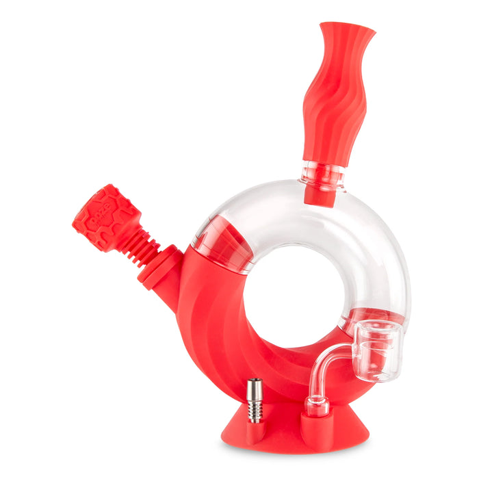 Ooze OZone Silicone Glass Water Pipe & Nectar Collector