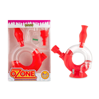 Ooze OZone Silicone Glass Water Pipe & Nectar Collector