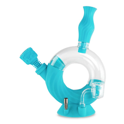 Ooze OZone Silicone Glass Water Pipe & Nectar Collector