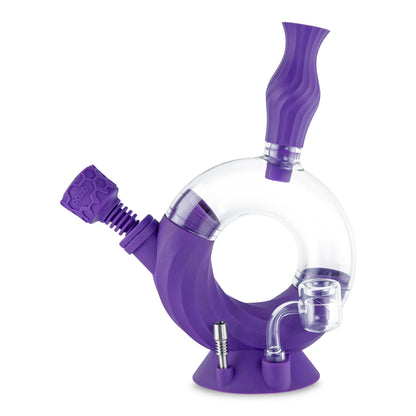 Ooze OZone Silicone Glass Water Pipe & Nectar Collector
