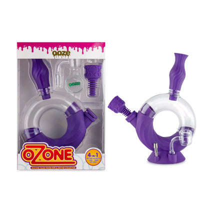 Ooze OZone Silicone Glass Water Pipe & Nectar Collector