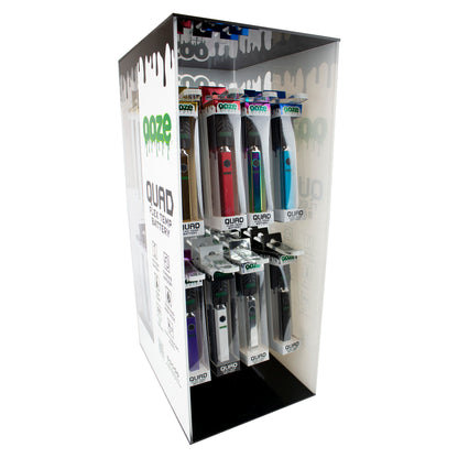 Ooze Quad Flex 510 Thread 500 Mah Square Vape Pen Battery - Assorted Colors (48pc / Display)