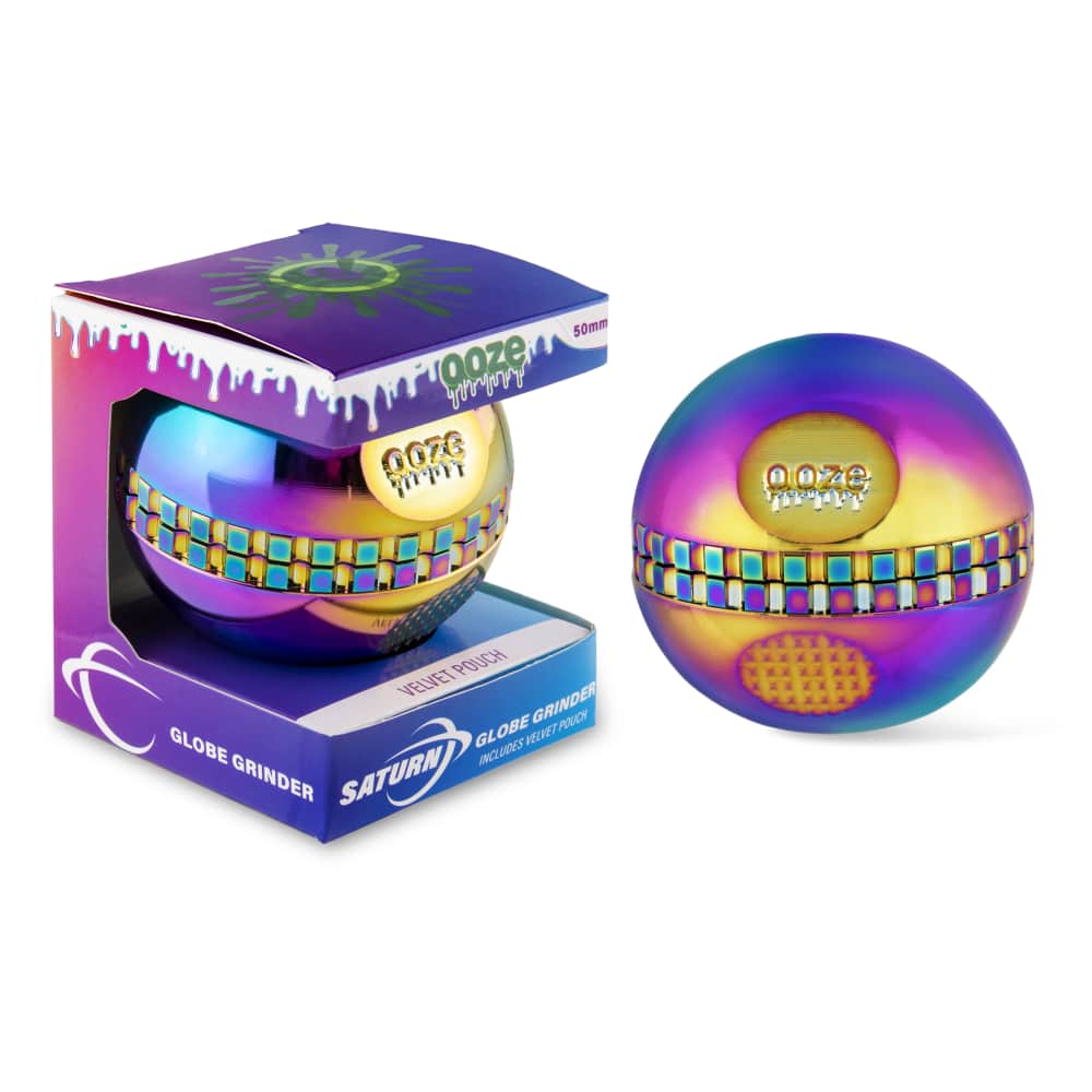Ooze Saturn Globe Grinder - 4-piece grinder