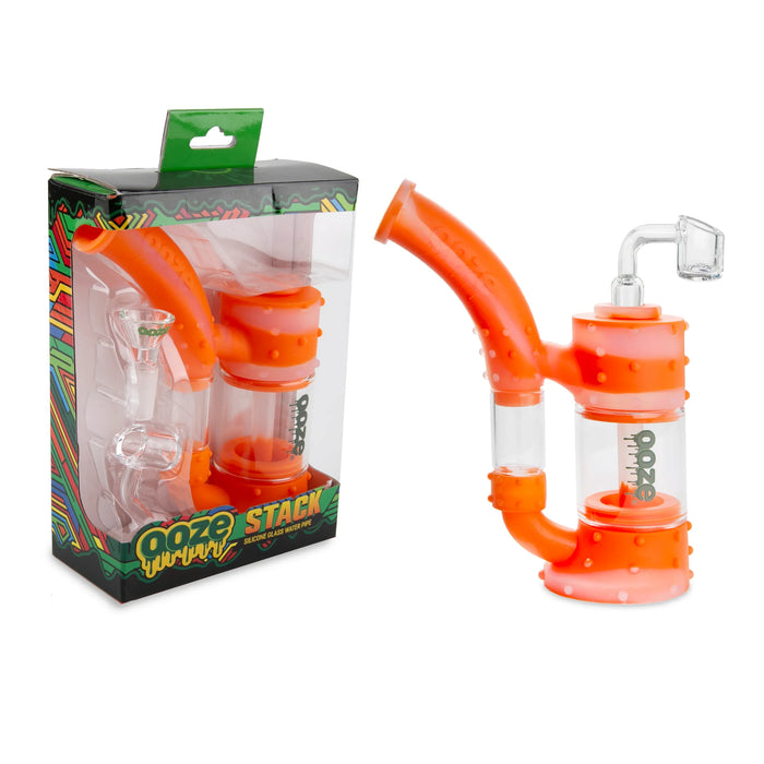 Ooze Stack Silicone Glass Bubbler