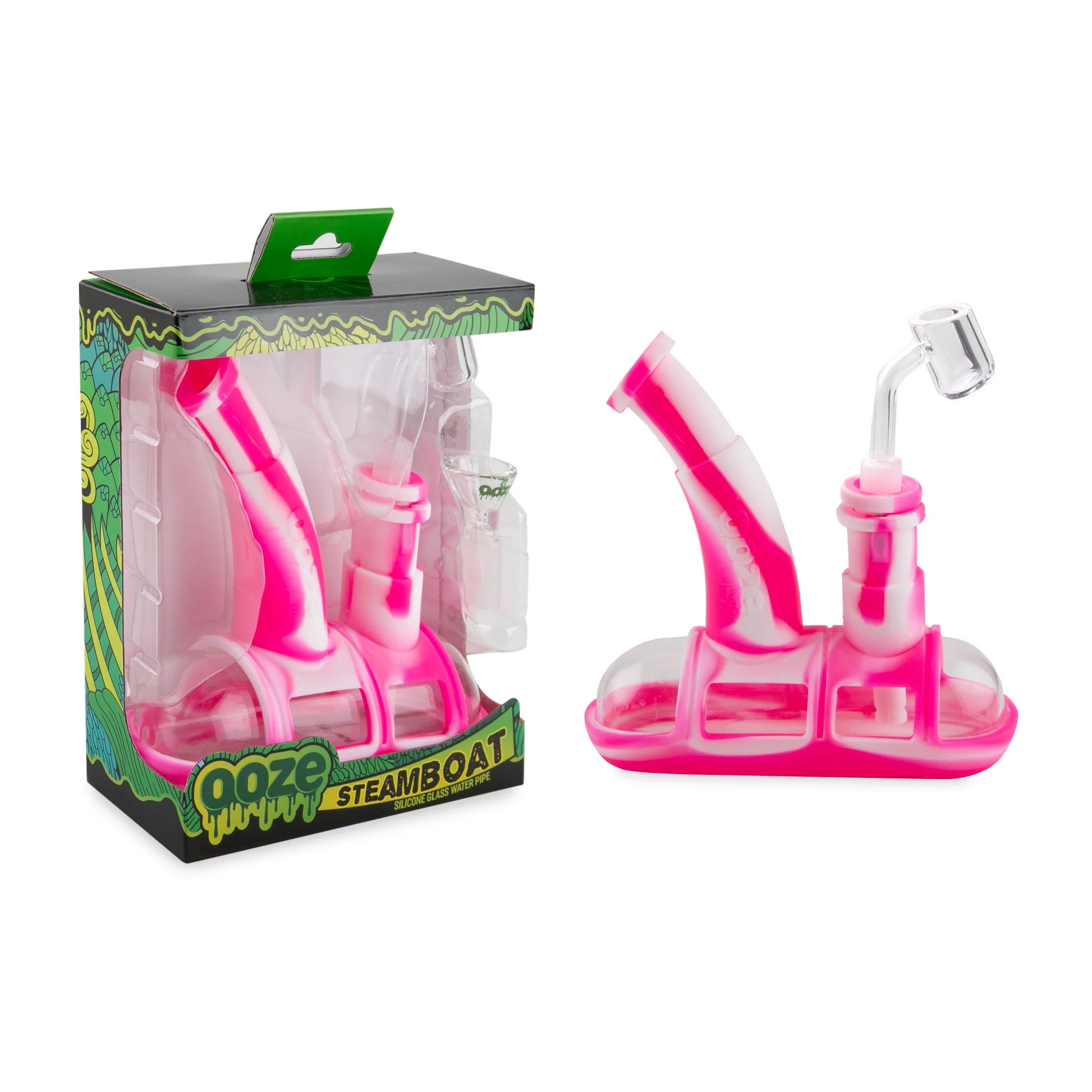 Ooze Steamboat Silicone Glass Bubbler