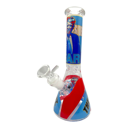 10" Trump Beaker Glass Water Pipe 