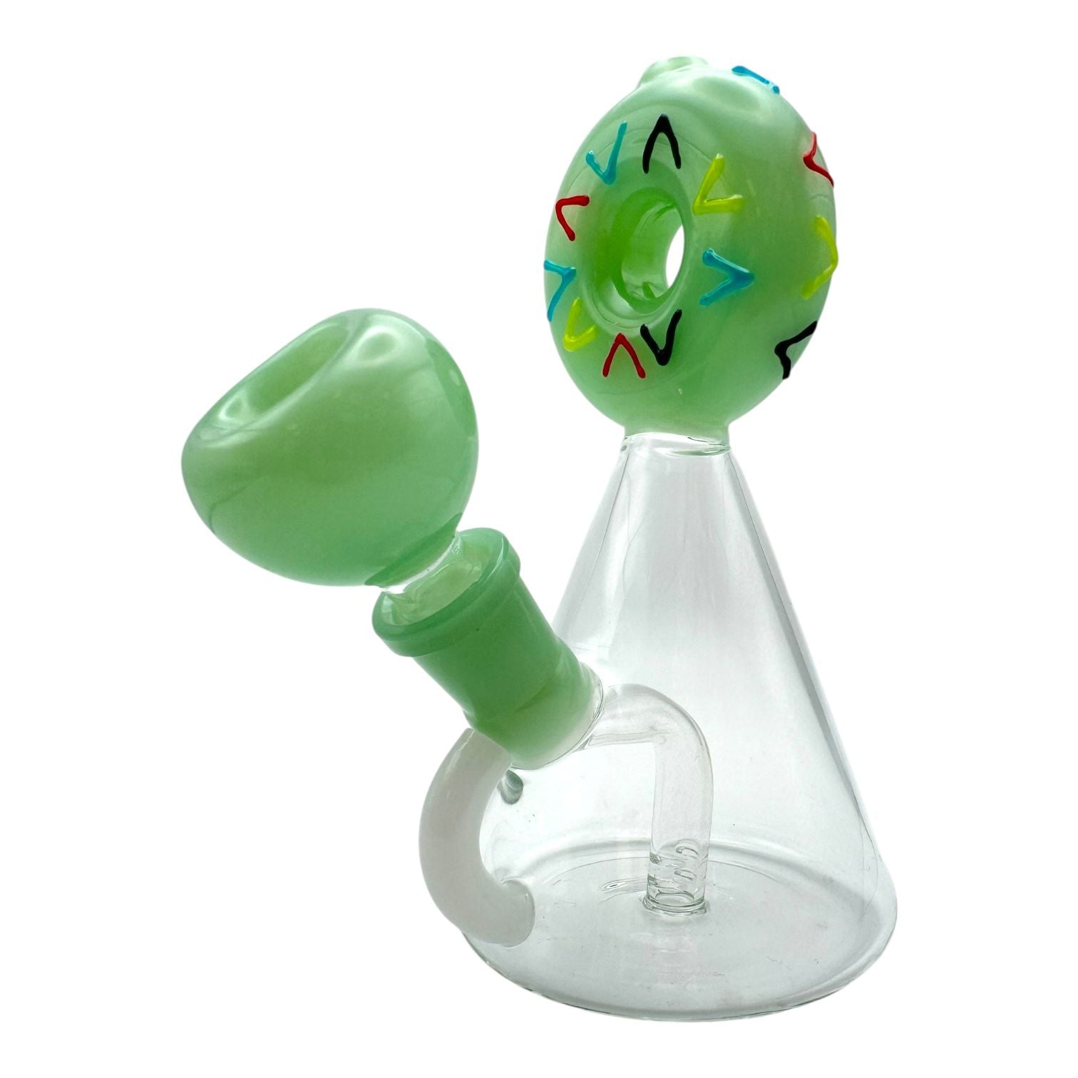 5.5" Donut Beaker Glass Water Pipe