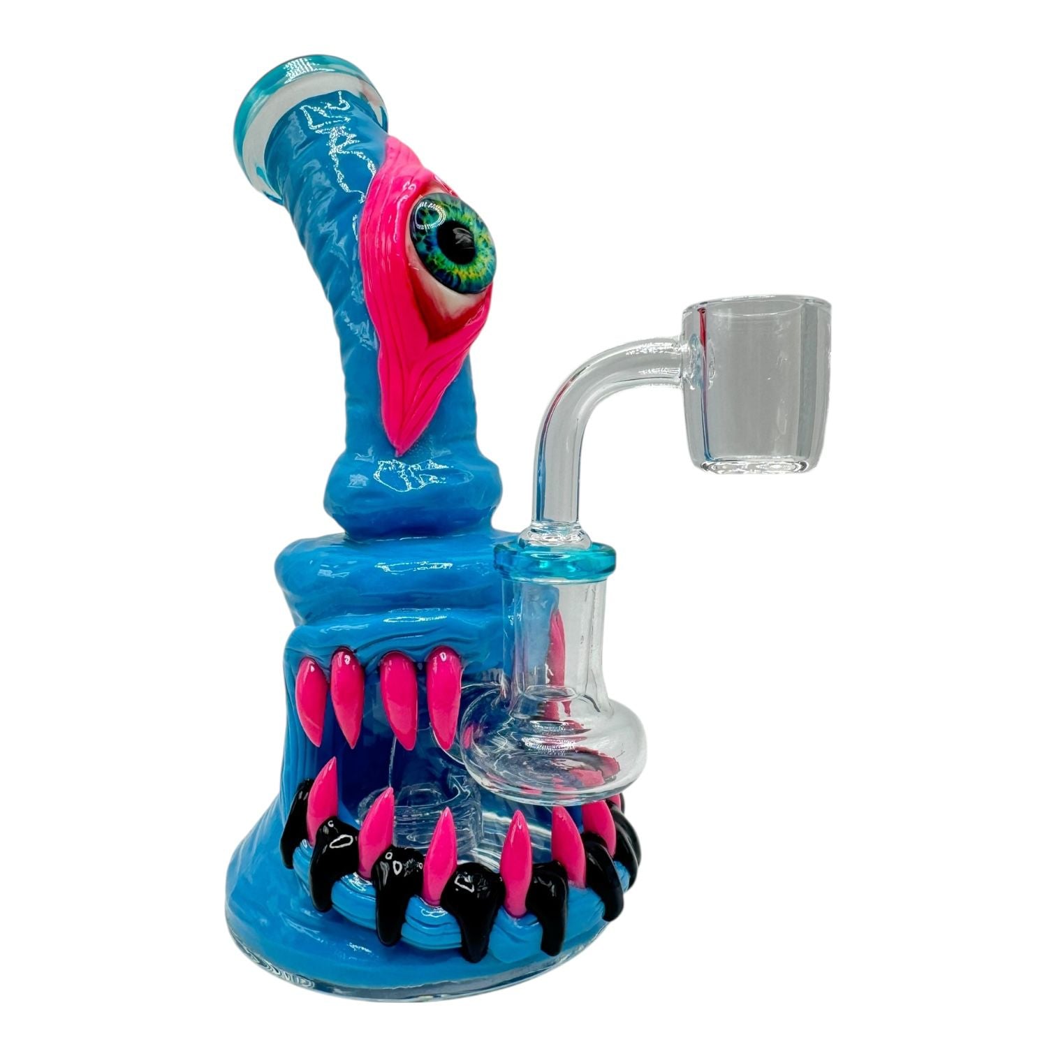  7" 3D Monster Glass Beaker Water Pipe