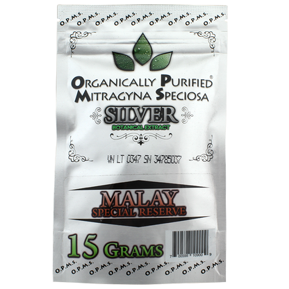 OPMS Kratom Silver (Capsules) 15 Grams 