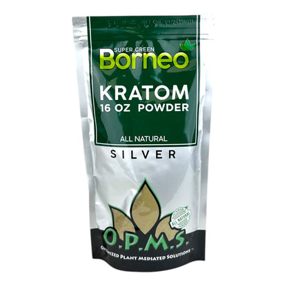 OPMS Kratom Silver Powder 16oz