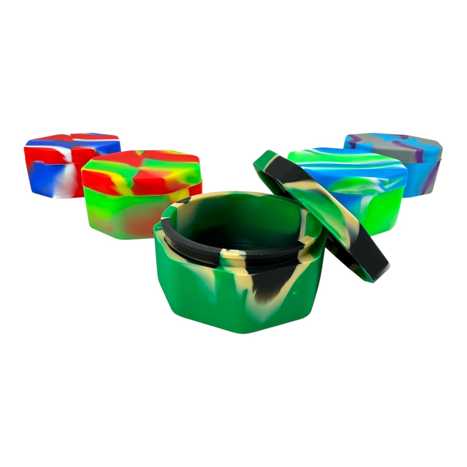 Octagon Silicone Jar SJ-27