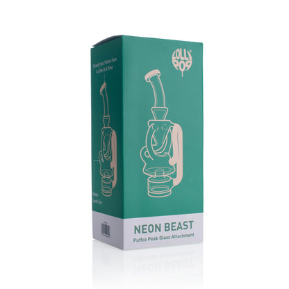 Lollipop Neon Blast Series I Puffco Peak  Recycler Glass Attachement I Asst Colors