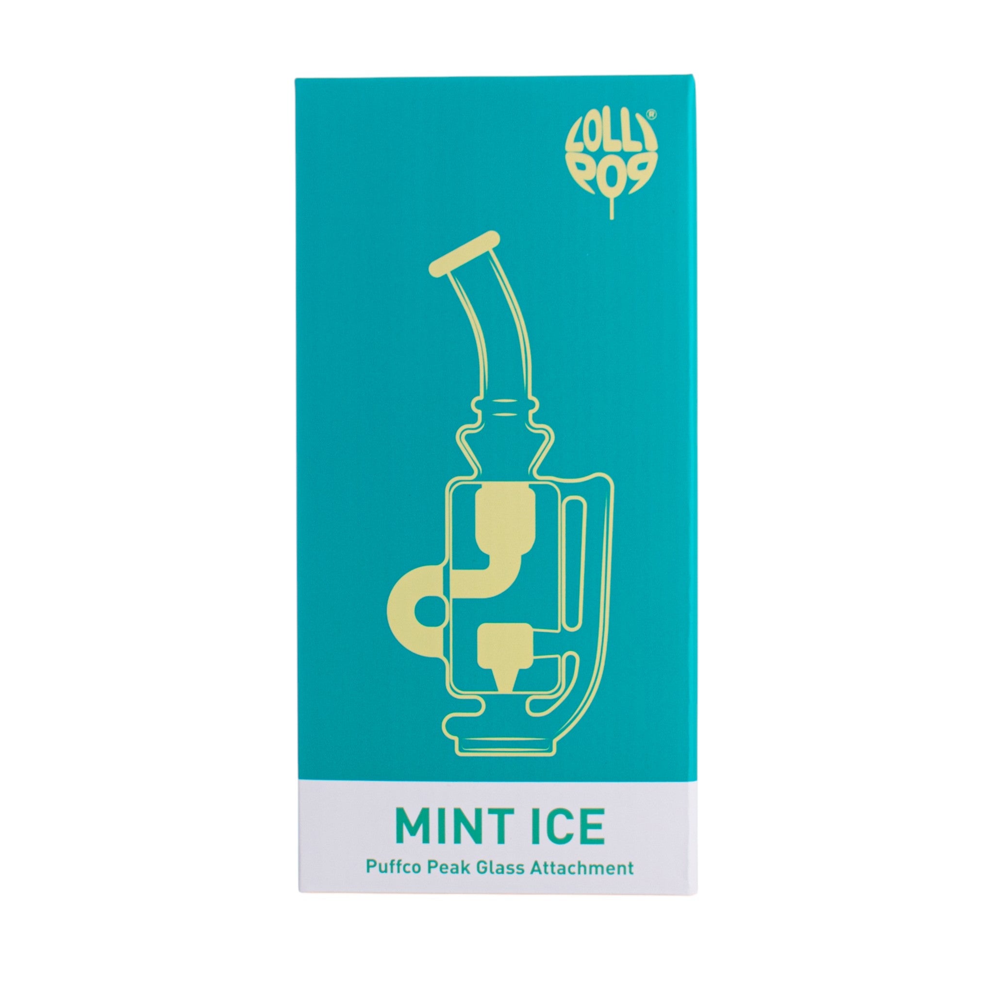 Lollipop Mint Ice Series I Puffco Peak Recycler Glass Attachement I Asst Colors