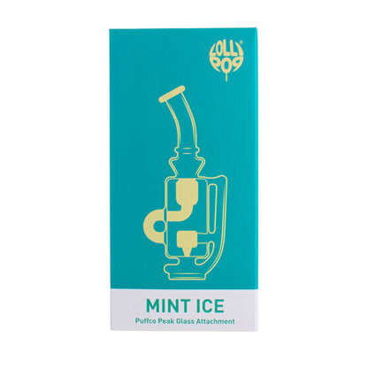 Lollipop Mint Ice Series I Puffco Peak Recycler Glass Attachement I Asst Colors