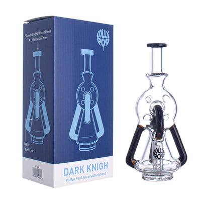 Lollipop Dark Knigh Series I Puffco Peak  Recycler Glass Attachement I Asst Colors