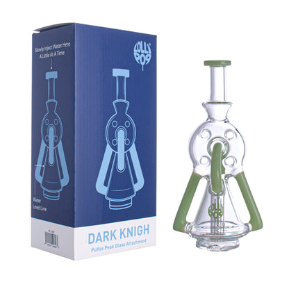 Lollipop Dark Knigh Series I Puffco Peak  Recycler Glass Attachement I Asst Colors
