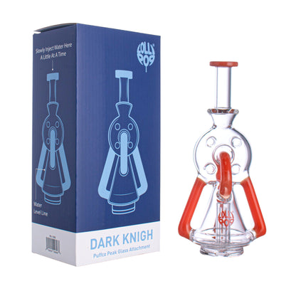 Lollipop Dark Knigh Series I Puffco Peak  Recycler Glass Attachement I Asst Colors