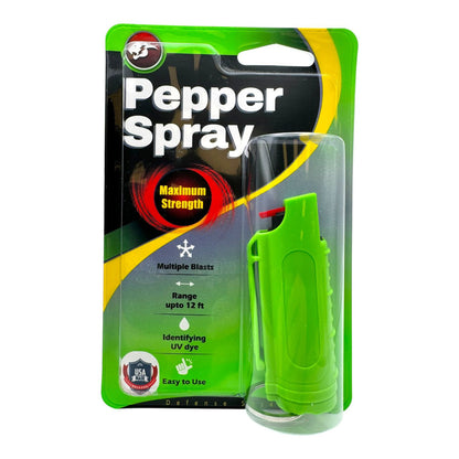 Cheetah Pepper Spray Maximum Strength w/Key-Chain Case Self Defense