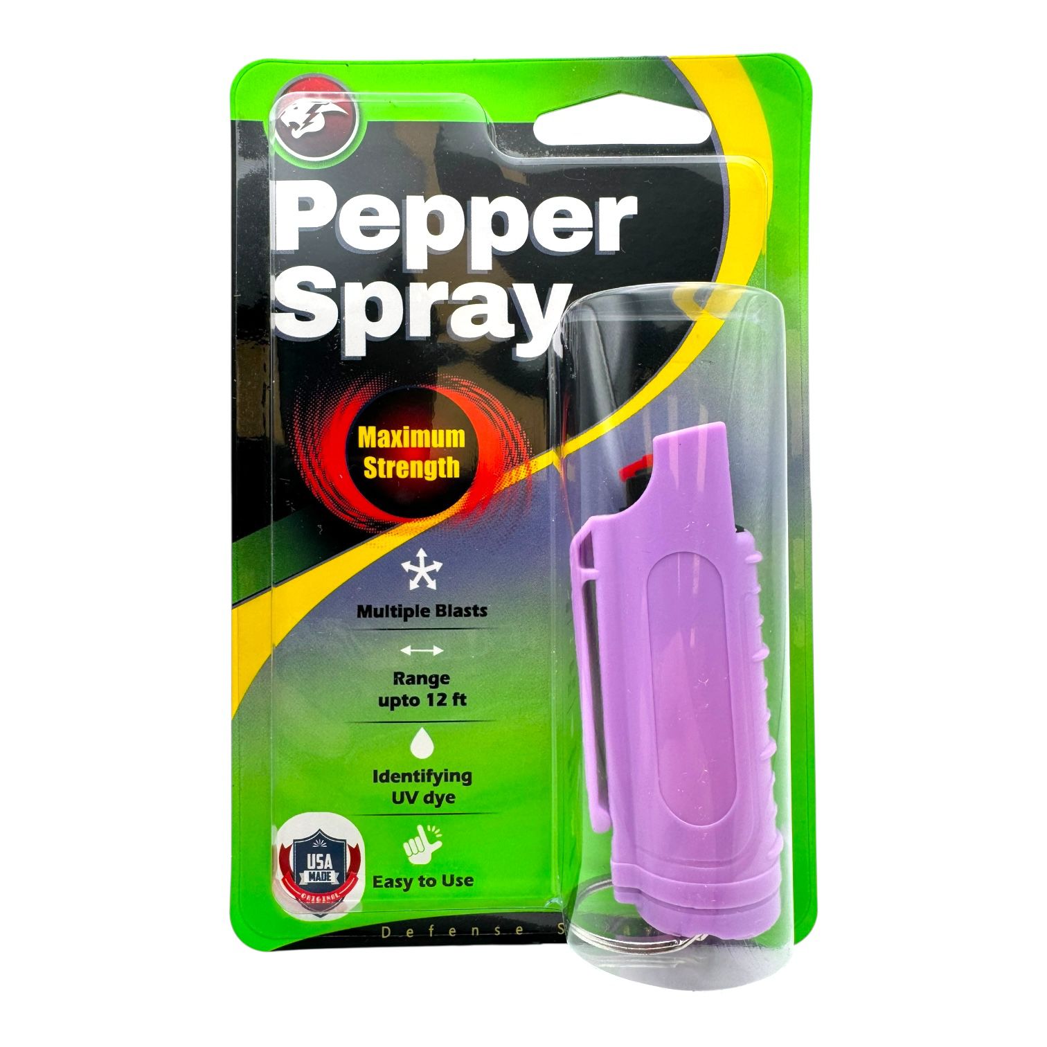 Cheetah Pepper Spray Maximum Strength w/Key-Chain Case Self Defense