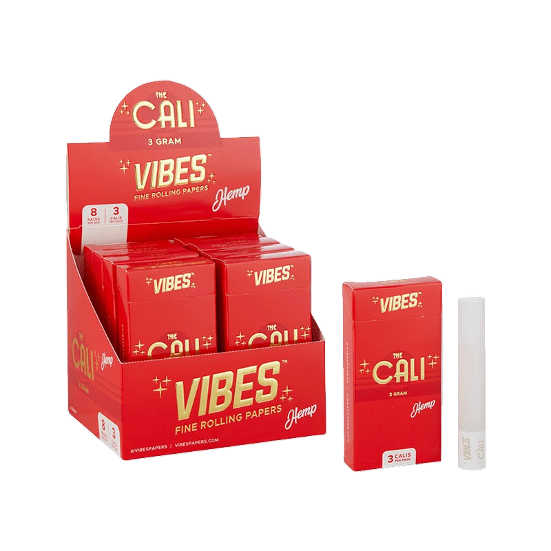 VIBES - The Cali 3 Gram Organic Hemp (3 per pack / 8 per Display)