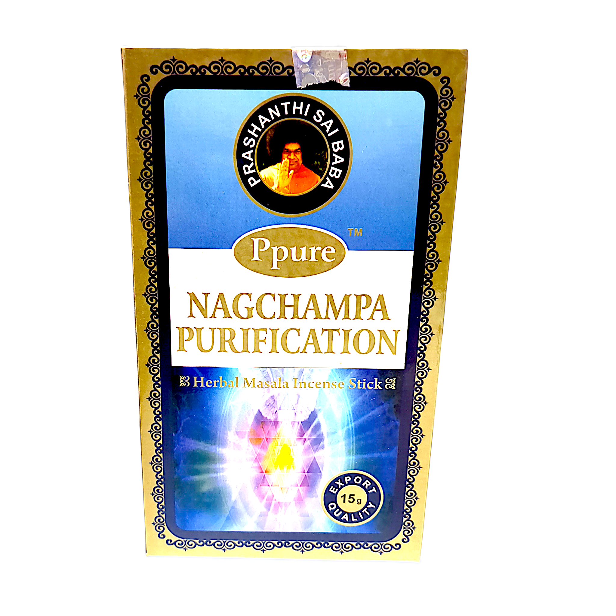 Ppure Nag Champa 15g Premium Masala Incense Sticks (12 Box Display)