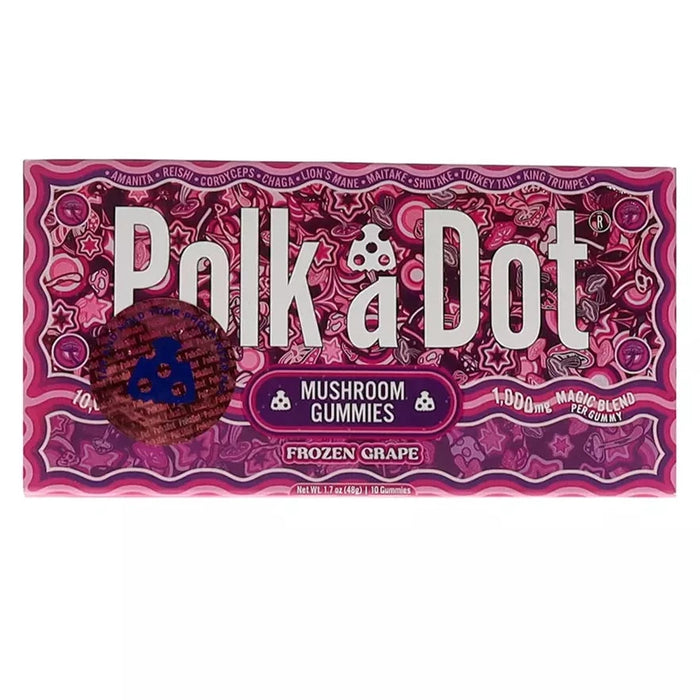 Polk a Dot Mushroom Gummies 10,000MG (10 units per box / 10 Boxes per Case)