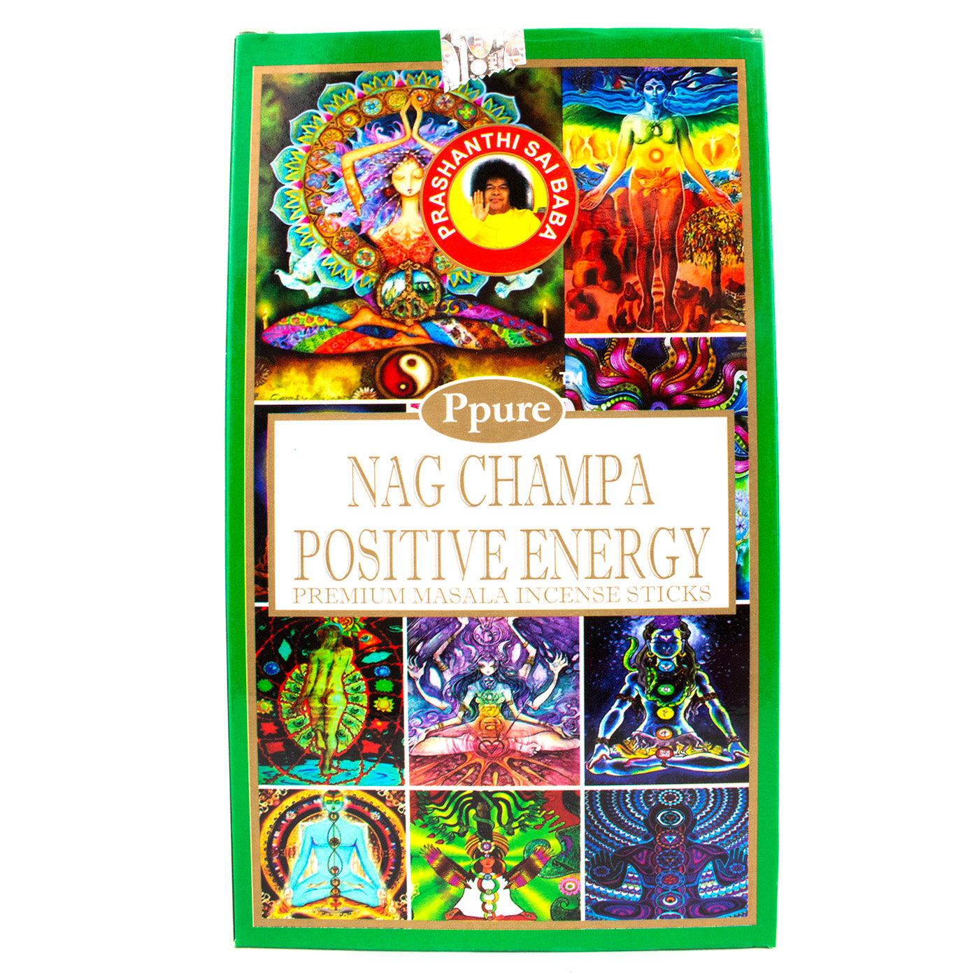Ppure Nag Champa 15g Premium Masala Incense Sticks (12 Box Display)