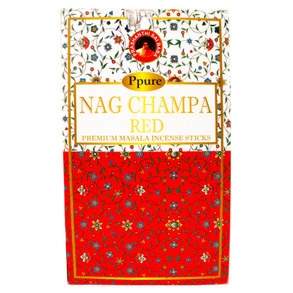 Ppure Nag Champa 15g Premium Masala Incense Sticks (12 Box Display)