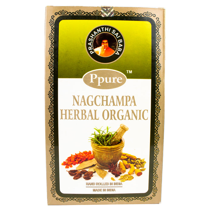 Ppure NagChampa Herbal Organic 15g Incense