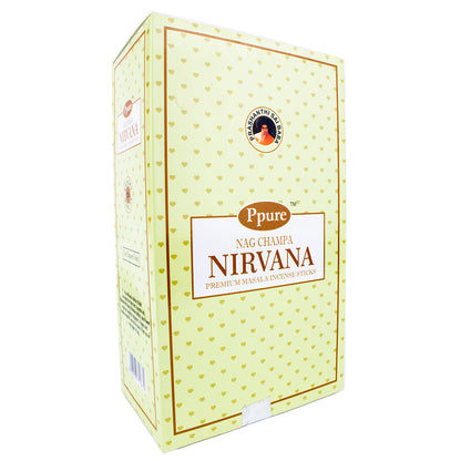 Ppure Nag Champa 15g Premium Masala Incense Sticks (12 Box Display)