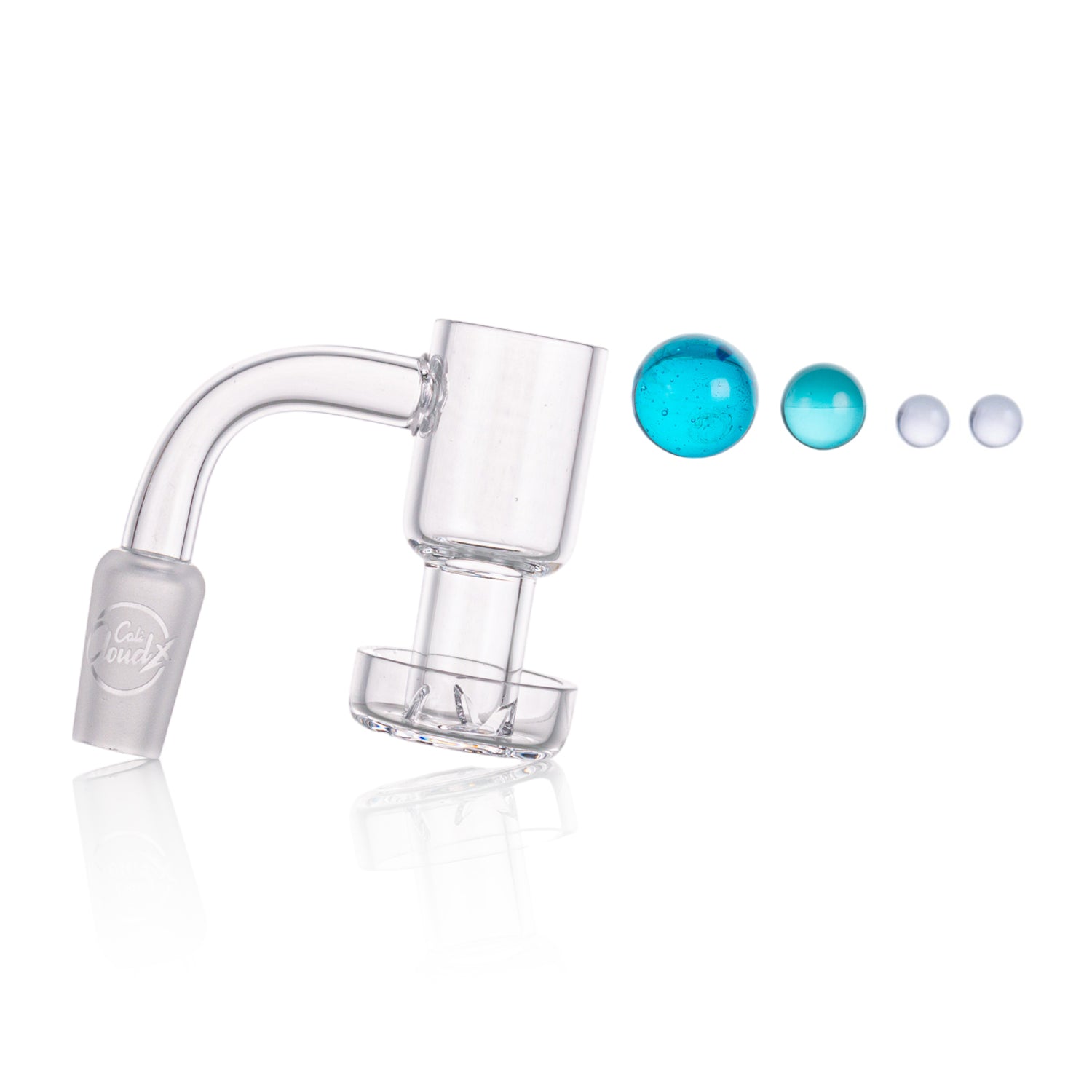 Lollipop QSeries-3 — 14mm Male 90° Quartz Terp Slurper Set