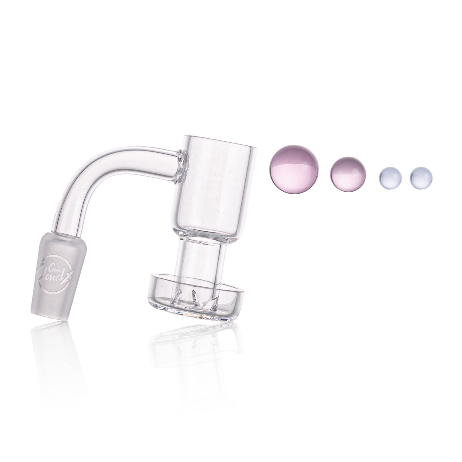 Lollipop QSeries-3 — 14mm Male 90° Quartz Terp Slurper Set