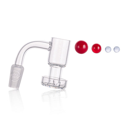 Lollipop QSeries-3 — 14mm Male 90° Quartz Terp Slurper Set