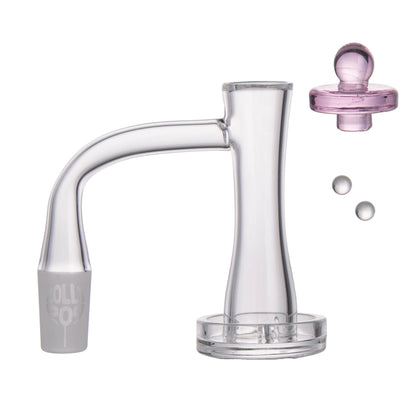 Lollipop QSeries-7 — 14mm Male 90° Quartz Terp Slurper Set