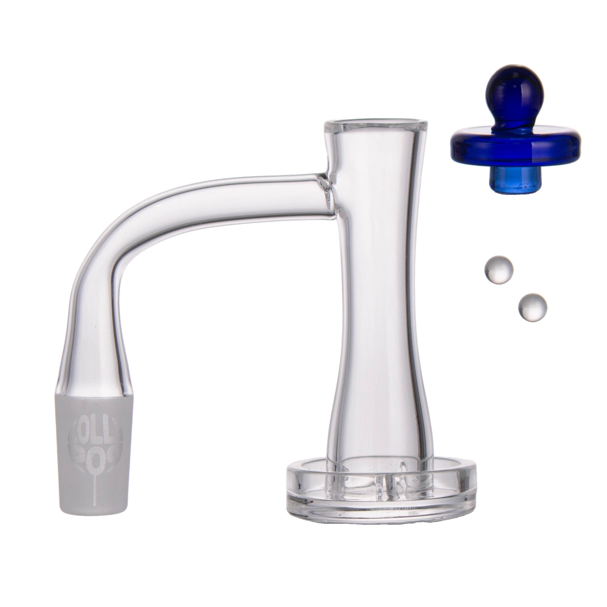 Lollipop QSeries-7 — 14mm Male 90° Quartz Terp Slurper Set