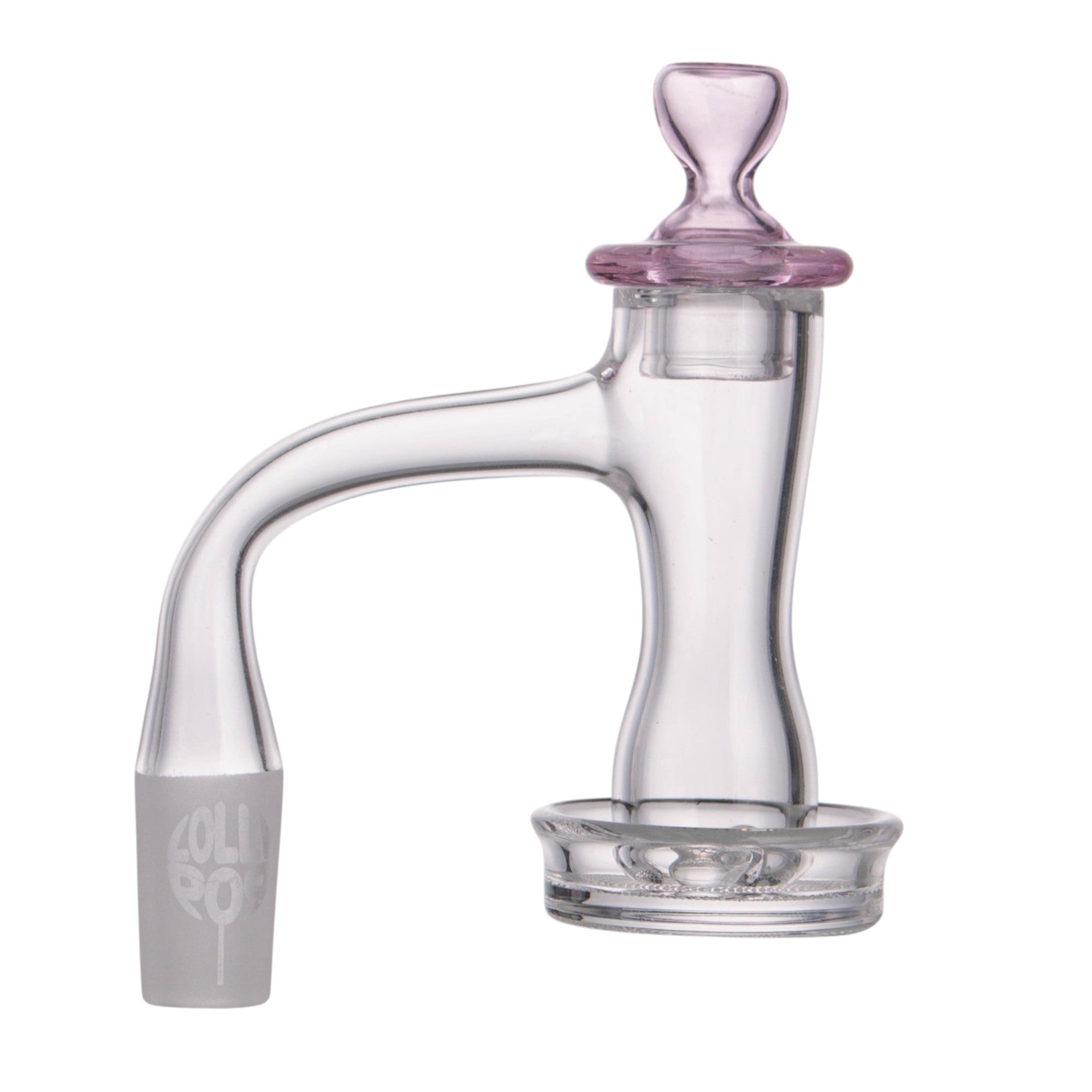 Lollipop QSeries-11 — 14mm Male 90° Fully Welded Quartz Terp Slurper Set