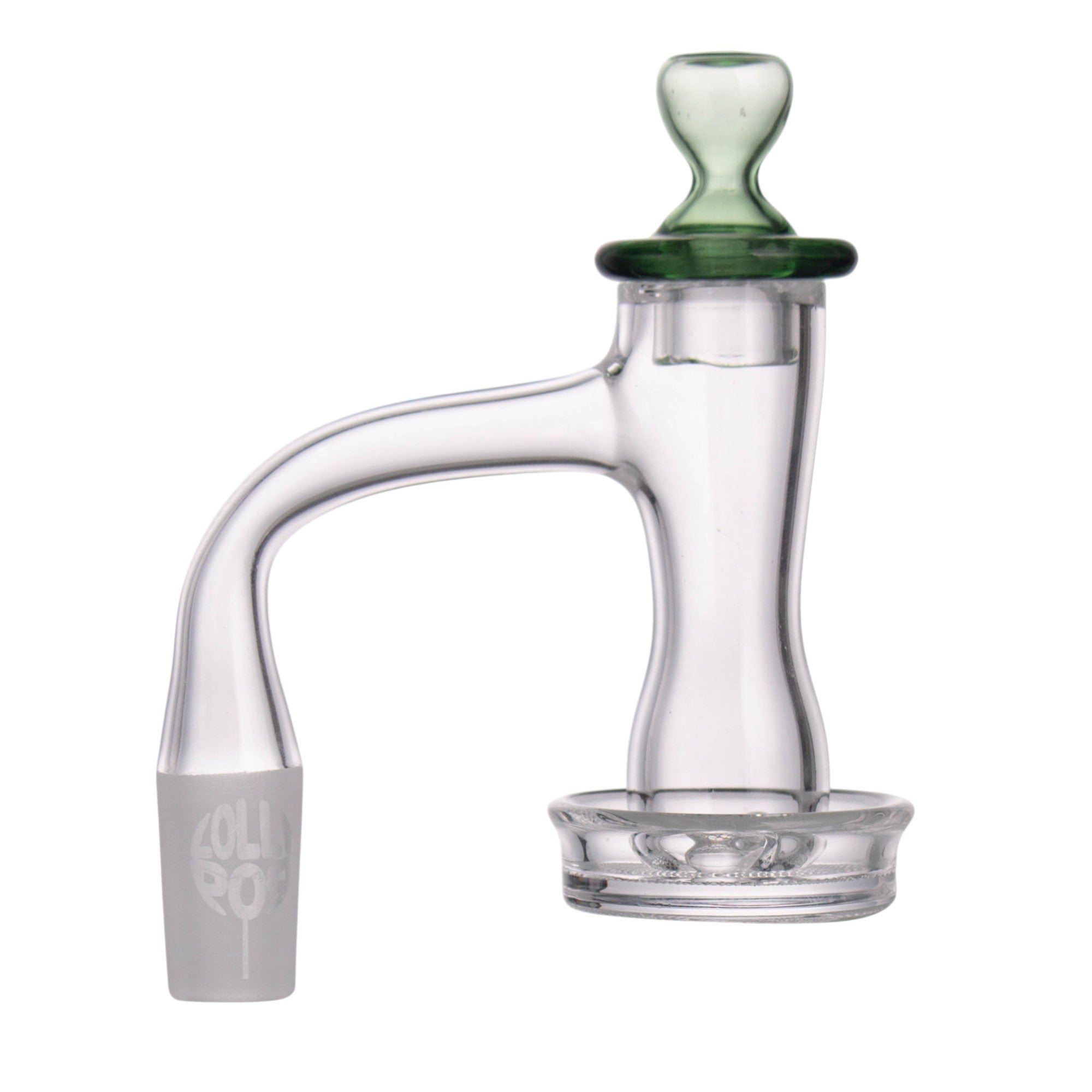 Lollipop QSeries-11 — 14mm Male 90° Fully Welded Quartz Terp Slurper Set
