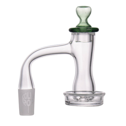 Lollipop QSeries-11 — 14mm Male 90° Fully Welded Quartz Terp Slurper Set