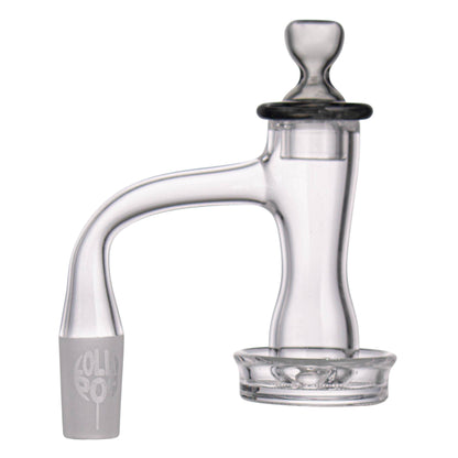 Lollipop QSeries-11 — 14mm Male 90° Fully Welded Quartz Terp Slurper Set