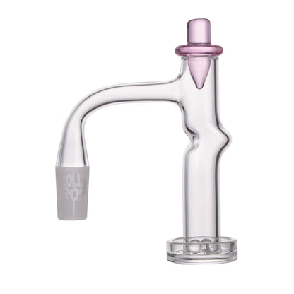 Lollipop QSeries-16 — 14mm Male 90° Fully Welded Quartz Terp Slurper Set