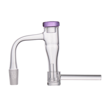 Lollipop QSeries-18 | 14mm Male 90° | Fully Welded Quartz Terp Slurper Banger Set - I Asst Colors