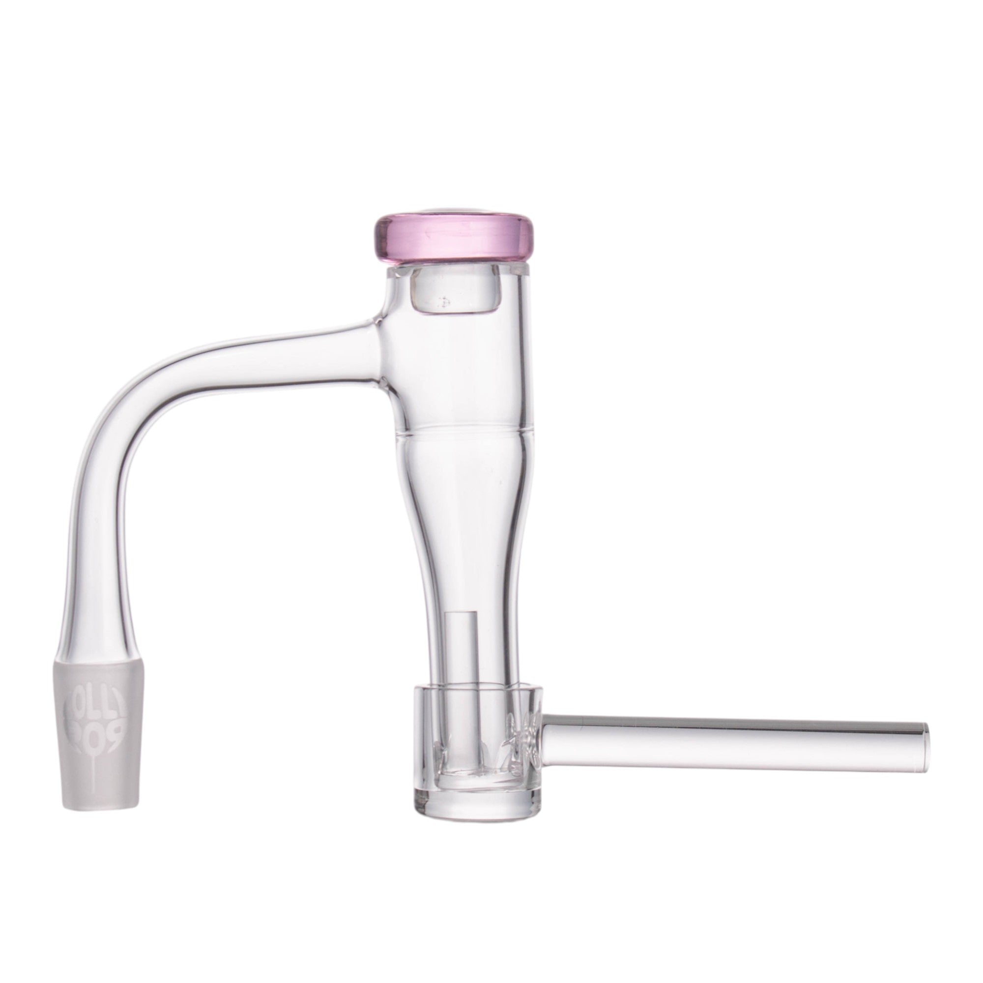 Lollipop QSeries-18 | 14mm Male 90° | Fully Welded Quartz Terp Slurper Banger Set - I Asst Colors